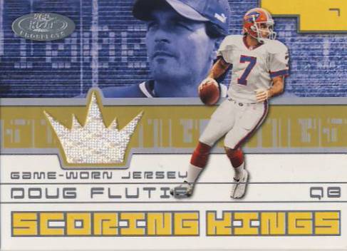 2001 Hot Prospects Scoring King Jerseys #23 Doug Flutie