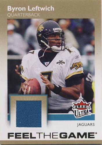 2007 Ultra Feel the Game Jerseys #BL Byron Leftwich