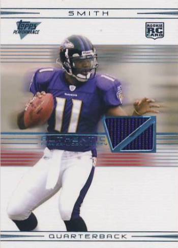 2007 Topps Performance Rookie Relics #107 Troy Smith