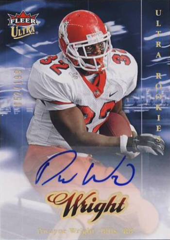 2007 Ultra Rookie Autographs #243 Dwayne Wright