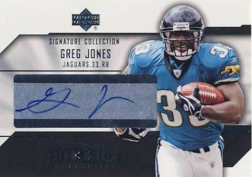 2004 UD Diamond Pro Sigs Signature Collection #SCGJ Greg Jones