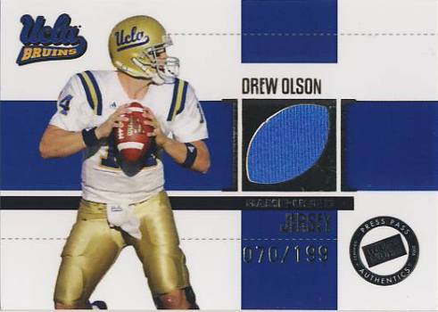 2006 Press Pass SE Game Used Jerseys Gold #JCDO Drew Olson