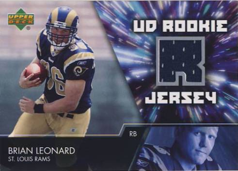 2007 Upper Deck Rookie Jerseys #BL Brian Leonard