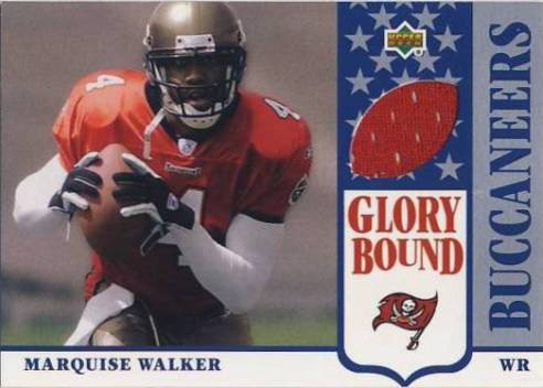 2002 UD Authentics Glory Bound Jerseys #GBJMW Marquise Walker