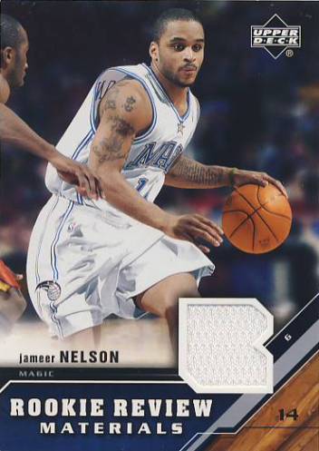 2005-06 Upper Deck Rookie Review Materials #JN Jameer Nelson