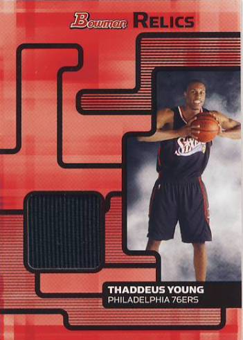 2007-08 Bowman Relics #TY Thaddeus Young