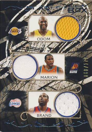 2006-07 Topps Luxury Box Relics Five #12 Lamar Odom/Shawn Marion/Elton Brand/Mike Dunleavy/Ron Artest