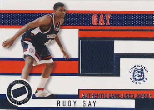 2006 Press Pass Jerseys Silver #JCRG Rudy Gay