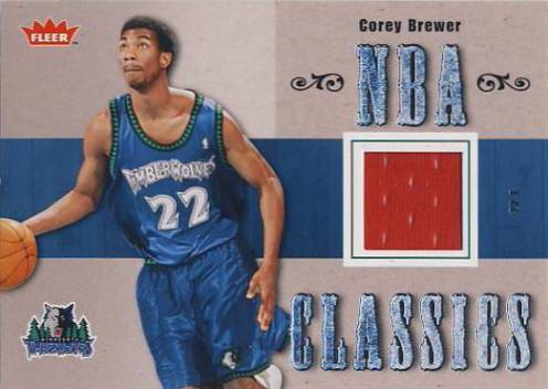 2007-08 Fleer NBA Classics #TTCB Corey Brewer