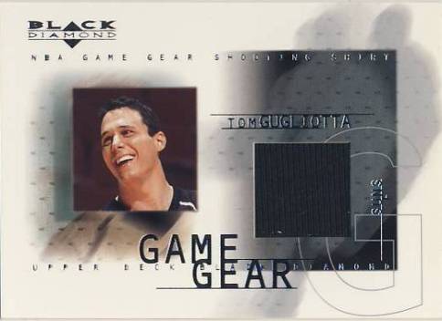 2000-01 Black Diamond Game Gear #TG Tom Gugliotta