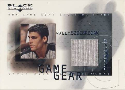 2000-01 Black Diamond Game Gear #WS Wally Szczerbiak