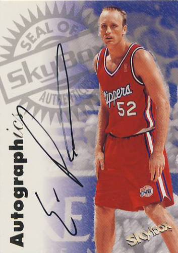 1997-98 SkyBox Premium Autographics #84 Eric Piatkowski