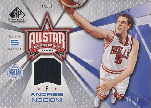 2006-07 SP Game Used All-Star Memorabilia #AN Andres Nocioni