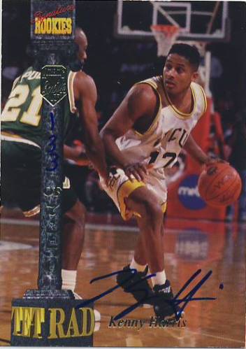 1994 Signature Rookies Tetrad Autographs #55 Kenny Harris