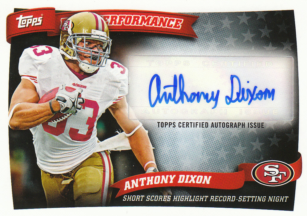 2010 Topps Football "Peak Performance" Autograph Cards - Picture 3 of 10