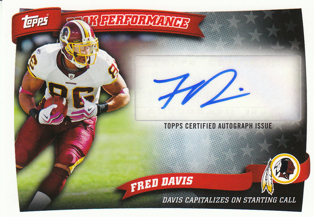 2010 Topps Football "Peak Performance" Autograph Cards - Picture 8 of 10