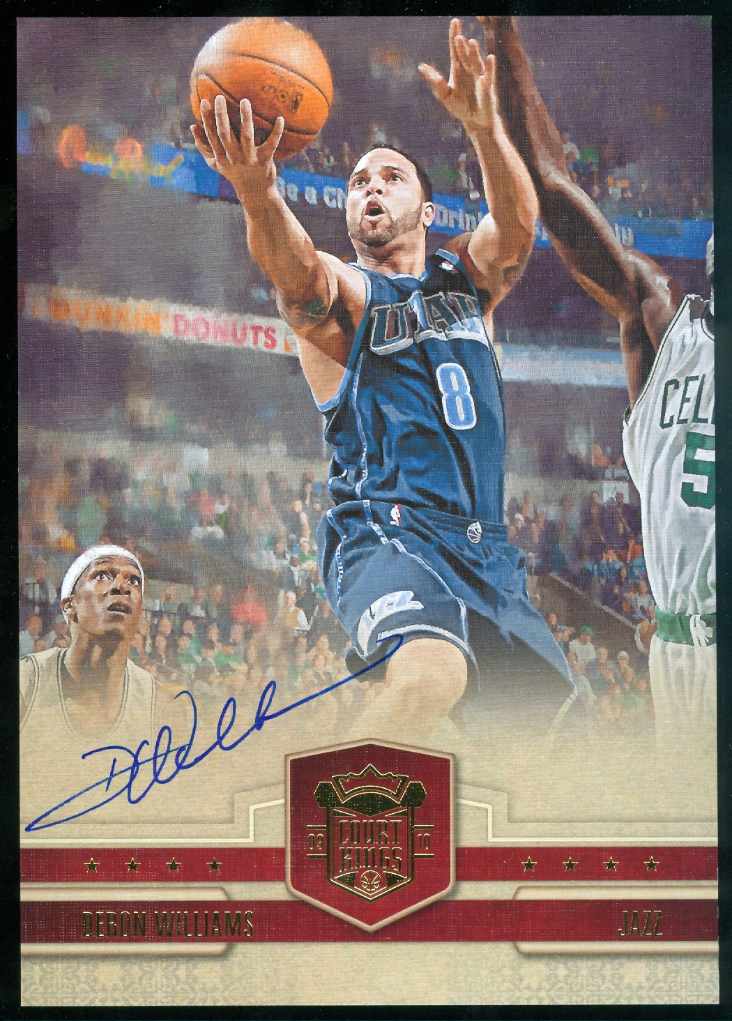 2009-10 Court Kings Jumbo Boxtoppers Autographs #35 Deron Williams/49