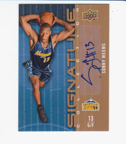 2009-10 Upper Deck Signature Collection #153 Sonny Weems