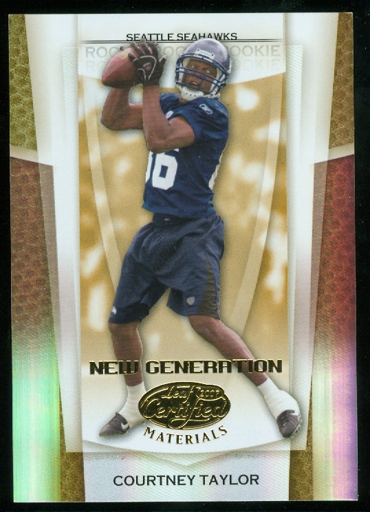 2007 Leaf Certified Materials Mirror Gold #194 Courtney Taylor
