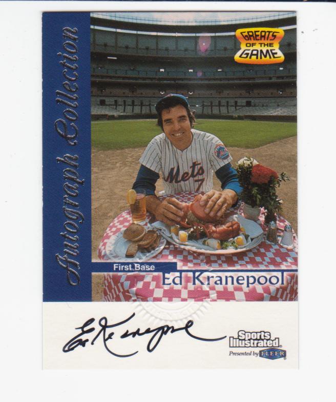 1999 Sports Illustrated Greats of the Game Autographs #42 Ed Kranepool