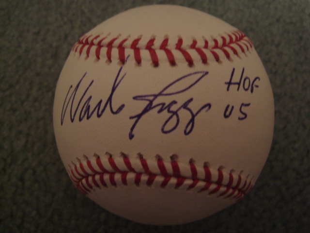 Wade Boggs Autographed Official MLB Baseball with MLB COA Hologram