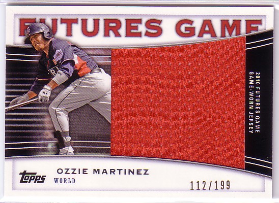 2010 Topps Pro Debut Futures Game Jersey #OM Ozzie Martinez S2