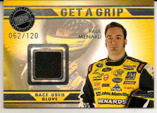 2009 VIP Get A Grip #GGPM Paul Menard
