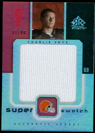 2005 Reflections Super Swatch #SSCF Charlie Frye