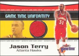 2000-01 Fleer Game Time Uniformity Jason Terry