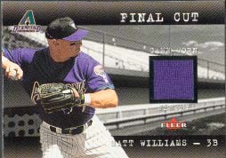 2001 Fleer Genuine Final Cut #20, Matt Williams
