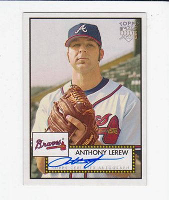 2006 Topps '52 Signatures #AL Anthony Lerew H