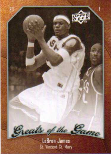 2009-10 Greats of the Game 199 #40 LeBron James