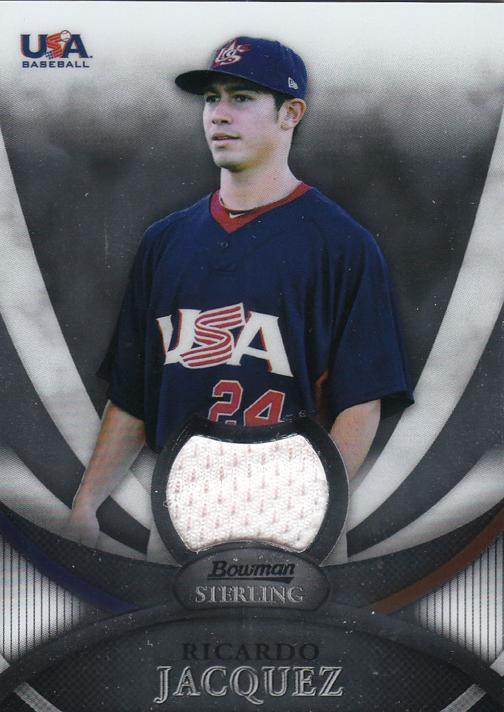 2010 Bowman Sterling USA Baseball Relics #USAR11 Ricardo Jacquez