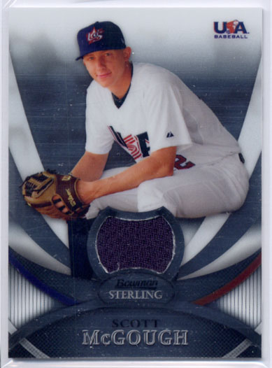 2010 Bowman Sterling USA Baseball Relics #USAR33 Scott McGough