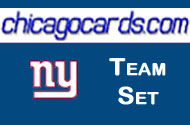 New York Giants 2010 Topps 14-Card Team Set with Rookies