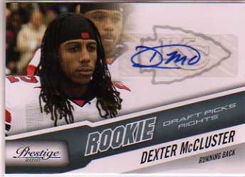 2010 Prestige Draft Picks Rights Autographs #233 Dexter McCluster/199