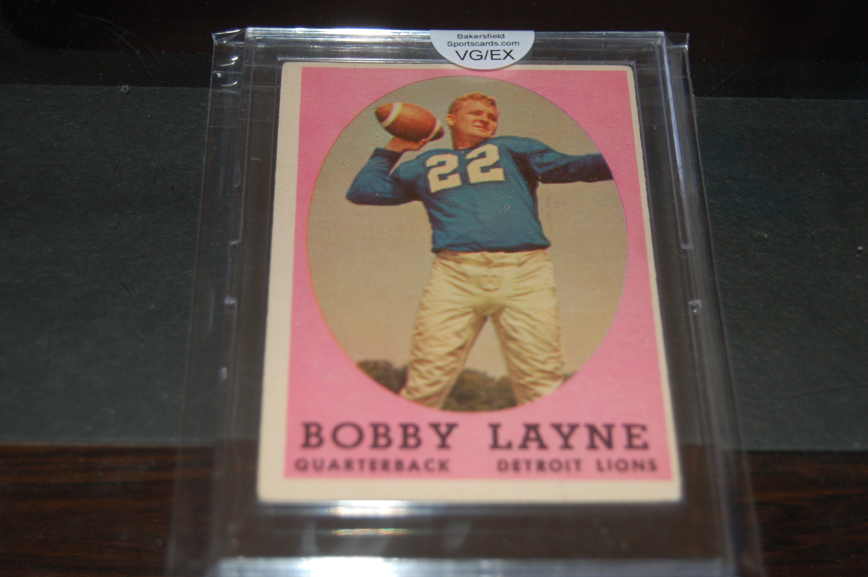 1958 Topps #2 Bobby Layne