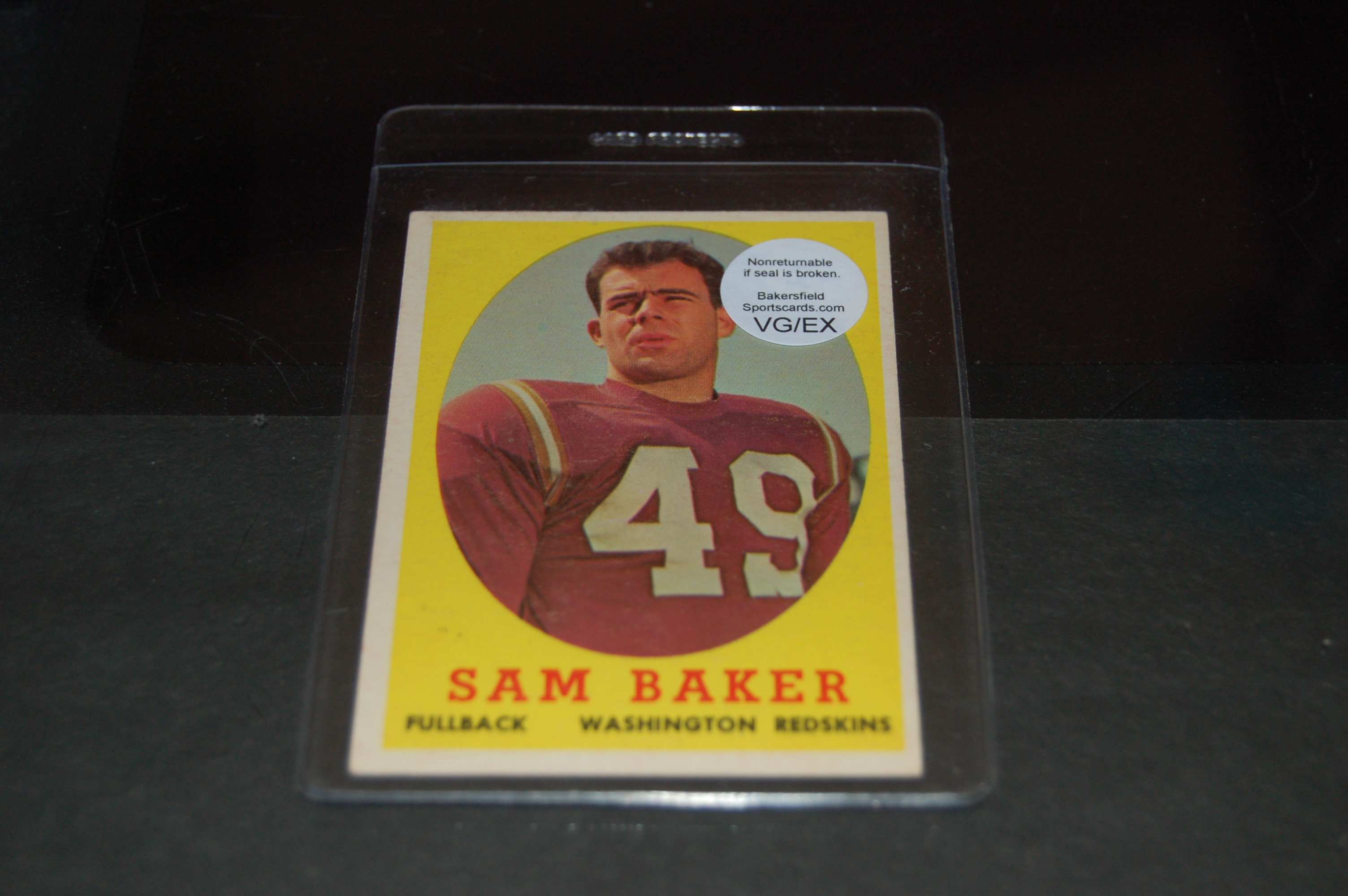 1958 Topps #34 Sam Baker