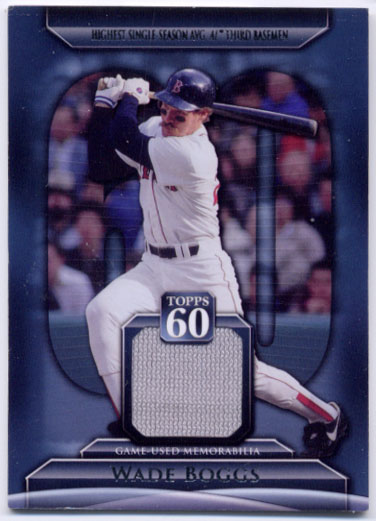 2011 Topps 60 Relics #WB Wade Boggs