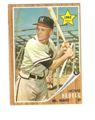 1962 Topps #76 Howie Bedell