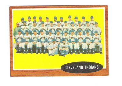 1962 Topps #537 Cleveland Indians TC