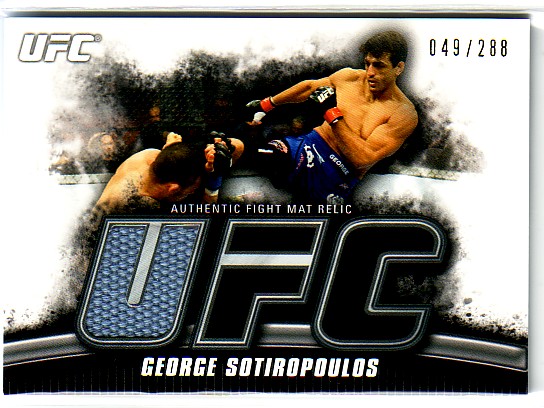 2010 Topps UFC Knockout Fight Mat Relics #FMGS George Sotiropoulos
