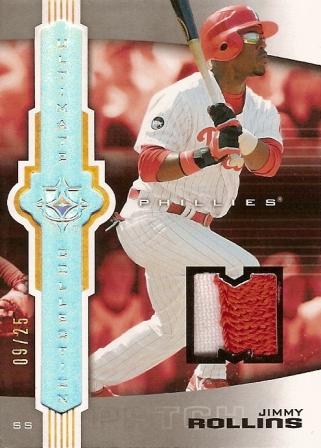 2007 Ultimate Collection Patches #35 Jimmy Rollins/25