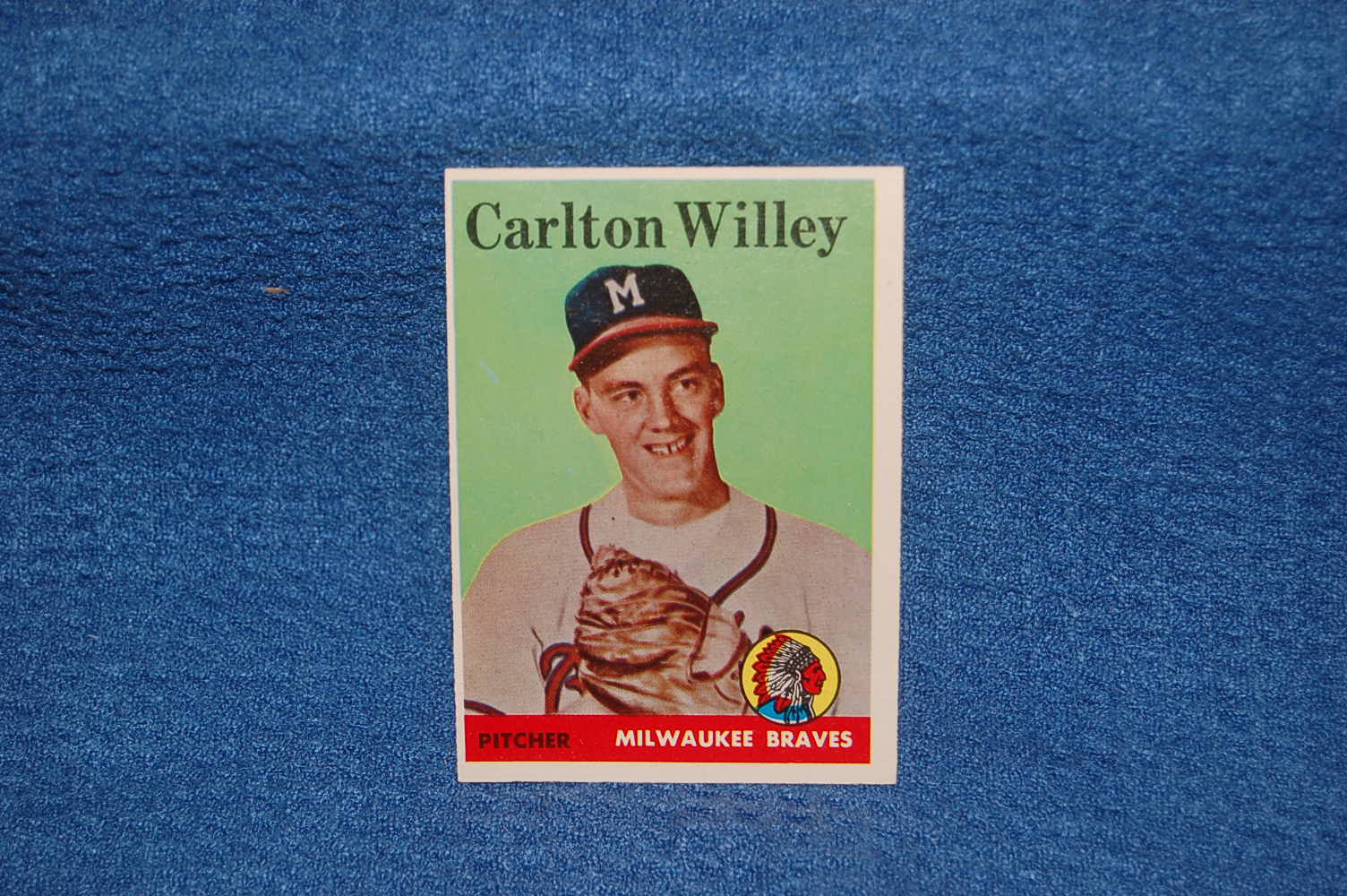 1958 Topps #407 Carlton Willey RC