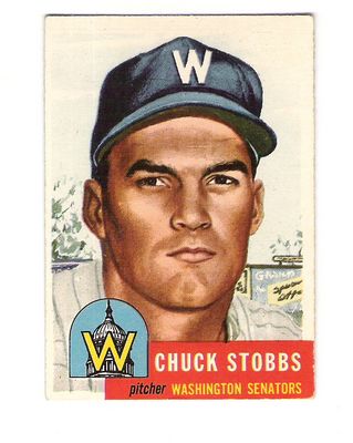 1953 Topps #89 Chuck Stobbs DP