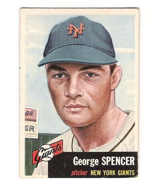 1953 Topps #115 George Spencer
