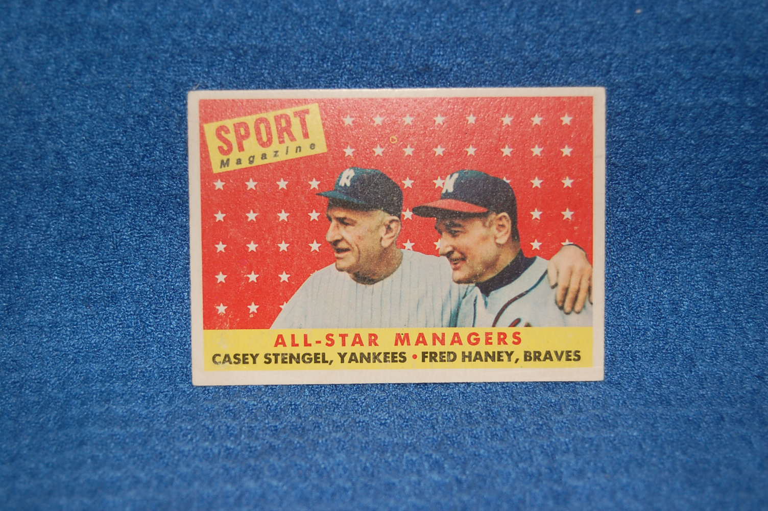 1958 Topps #475 All-Star Managers/Fred Haney/Casey Stengel