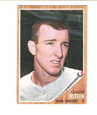 1962 Topps #501 Claude Osteen