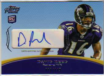 2010 Topps Prime Rookie Autographs #PARDR David Reed/149