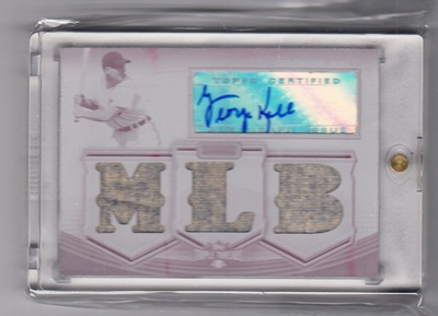 2010 Topps Triple Threads Autograph MLB Die Cut Relics White Whale Printing Plates #GK George Kell